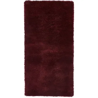 Esprit Relaxx Hochflorteppich 70 x 140 cm bordeaux/rot