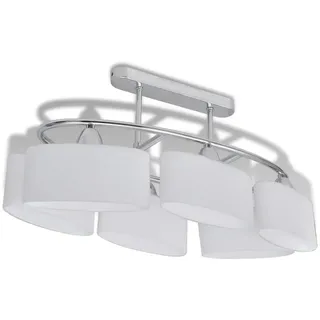 Beleuchtung Decken Leuchte Lampe Deckenlampe 6 x E14 - Weiß, Bunt