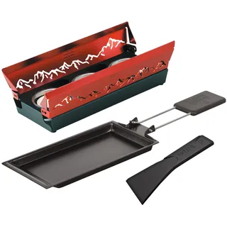 Kuhn Rikon Mini Alpenglühen Raclette Set, rot,