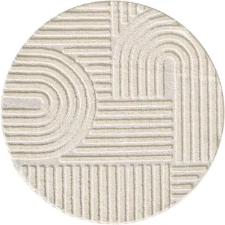 Ayyildiz Kurzflorteppich Art 1121 Creme Ø 160 cm