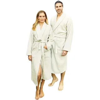 BADEMANTEL L/XL 360 g/m2 100 % Baumwolle Beige