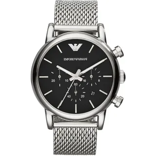 Emporio Armani Herren Chronograph AR1811 Edelstahl 41,0 mm AR1811