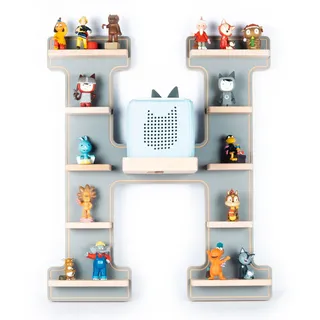 BOARTI Letter Board für Toniebox Tonies Figuren« 1 Stk. tlg., grau,