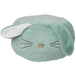 Pioupiou et Merveilles Sitzsack mit Hasenohren für Kinderzimmer, Glitzer, Grün, für Kinder zwischen 1 und 4 Jahren, Komfort, Bewegungsfreiheit 16671