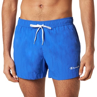 Champion Herren Legacy Beachshorts Ac Small Logo Short Badehose, Kobaltblau