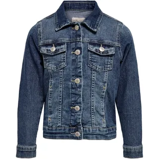 ONLY Damen Konsara Med Blue DNM Jacket Jeansjacke, Medium Blue Denim, 122 EU