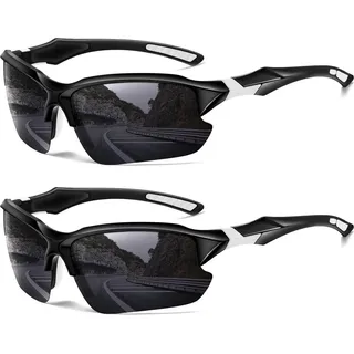 Sport Sonnenbrille Polarisierte UV400 Brille für Radfahren Angeln Laufen