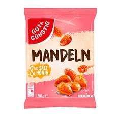 GUT&GÜNSTIG Mandeln salz & honig 150,0 g