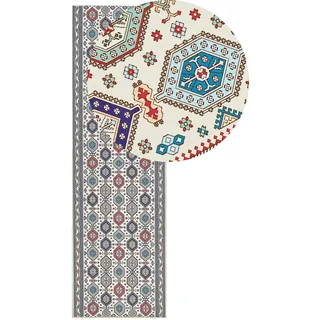 Beliani Teppich HACILAR Bunt 60 x 200 cm