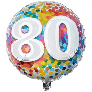 Qualatex 49559 80 Regenbogen-Konfetti, 45,7 cm, mehrfarbig