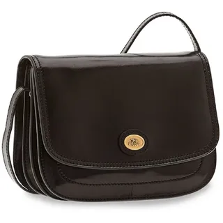 The Bridge Story Donna Schultertasche 24cm Schwarz/Gold