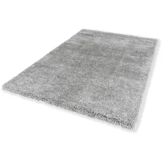 Schöner Wohnen SCHÖNER WOHNEN-Kollektion Shaggy Savage 67 x 130 cm Polypropylen Silber