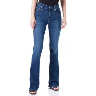 7 For All Mankind Damen Bootcut Bair Eco Jeans, Mid Blue, 30W / 30L EU