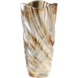 Duscdesp Blumenvase Glas, 24 cm Kristall Vase Modern Glasvase Gross, Nordic Hohe Blumen Vasen Groß Tulpen Sträuße Glasvasen Deko Geschenk für Hochzeit, Tischdeko, Housewarming Party, Muttertags