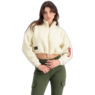 Alpha Industries Teddy ZH Sweater COS Wmn Sweatshirt für Damen Off White