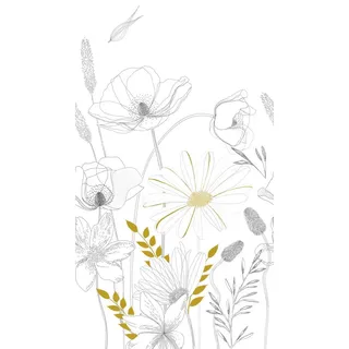 A.S. Création livingwalls Blumen-Fototapete – Schwarz – Wandbild XXL 2,80 x 1,59 m
