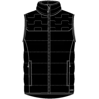 CMP Herren Weste MAN VEST 33K3777-U901 52 - Nero - 52