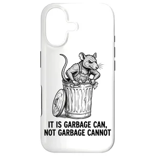 Hülle für iPhone 17 Lustiger Retro-Abfalleimer für Ratten, kein Müll, kein Straßenüberlebender