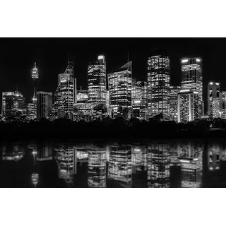 queence Acrylglasbild »Hochhäuser« Amerika   Bilder von Amerika   Gebäude   New York   Schwarz-Weiß   Skyline   Städte Fine Art-Print in Galeriequalität, bunt
