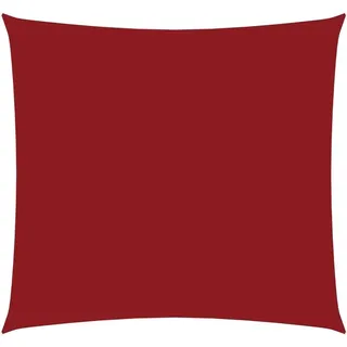 vidaXL Sonnensegel Oxford-Gewebe Quadratisch 2,5x2,5 m Rot - Rot