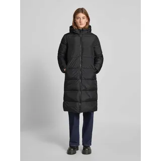 Only Steppmantel ONLMontana Long Puffer Jacket gesteppter Parka mit Kapuze 15226559 Black M