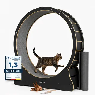 Katzenlaufrad 'Baghira' XXL Groß 120cm Innendurchmesser