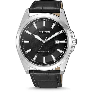 CITIZEN Eco-Drive Saphire Herren Armbanduhr BM7108-14E, Schwarz