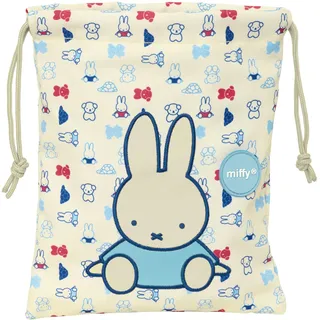Safta MIFFY BUDDY Lunch Bag, Tasche für Snacks, Qualität und maximale Widerstandsfähigkeit, für Mahlzeiten, Freizeit, 20 x 25 cm, Pastellbeige, M, Casual