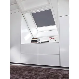 Mid.you Rollo , Grau , Textil , 38.3x59.5 cm , Länge universell einstellbar , Heimtextilien, Vorhänge, Rollos, Rollos blickdicht