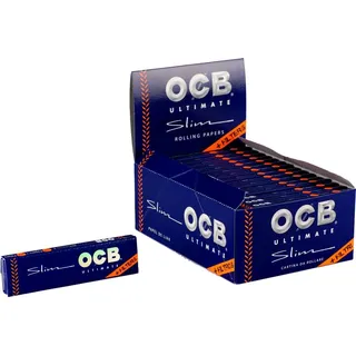 OCB Ultimate Slim Zigarettenpapier + Filtertips 32 Hefte à 32 Blatt