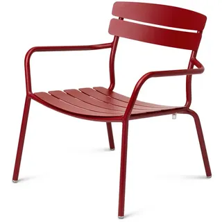 Lounge Sessel Granada rot, 75x68.2x69.5 cm