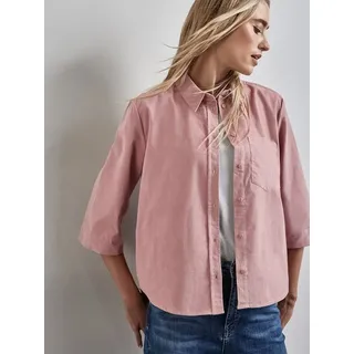 STREET ONE Damen A345122 Softe Cord-Bluse, Dusty Petal Rose, 38