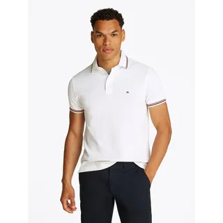 Tommy Hilfiger Tipped Slim Fit Kurzarm-poloshirt White 2XL