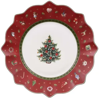 Villeroy & Boch Frühstücksteller »Frühstücksteller Toy's Delight ø 24,5 cm rot«, rot