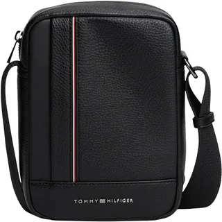 Tommy Hilfiger Central Mini Reporter Umhängetasche Kunstleder Black