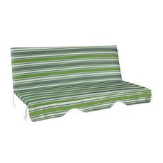 (Ersatz-)Sitzkissen für Valdavia Hollywoodschaukel Grün-Weiß