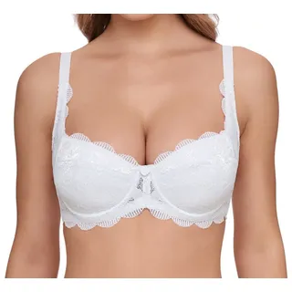 Wiesn-Zauber Push up Dirndl BH 8033 weiß 80C