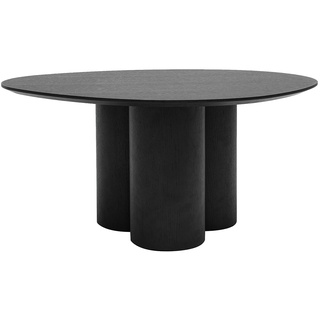 Design-Couchtisch Schwarz HOLLEN