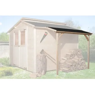 Weka Schleppdach 80 cm x 200 cm Beige