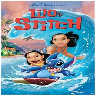 Lilo and Stitch Wave Surf Unisex Poster Multicolor Papier 61 x 91,5 cm Disney, Fan-Merch, Filme