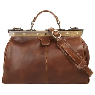 Piké Henkeltasche Leder Brown
