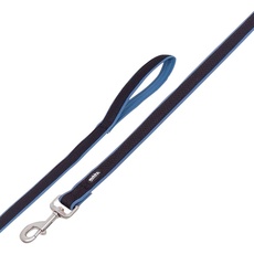 Nobby Leine Mesh Preno, blau, L: 120 cm, B: 15/20 mm, 1 Stück