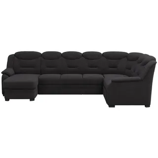 ed exciting design Wohnlandschaft Grau, Schwarz