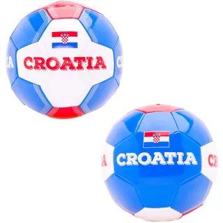 Toyland® Kroatien Länder-Fußball (8lbs/Größe 5) – Euro und Weltmeisterschaft – Outdoor-Spielzeug – 14 Stile verfügbar – (Kroatien)