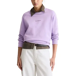 Marc OߴPolo Denim Damen Sweatshirt aus Bio-Baumwolle mit Raglanärmeln, Lila (Wild Orchid), S