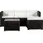 Punta Cana Loungeset schwarz/creme