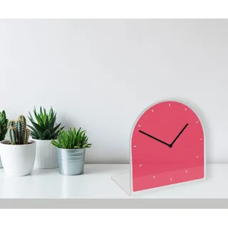 Queence "Helene", Tisch, Uhr, modern, geräuschlos,