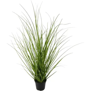 Flair Flower Künstliches Gras im Topf Grünpflanze Kunstpflanze Kunstgras Dekogras Grasbusch Grasbüschel Kunst Ziergras Solitärgras Dekopflanze Grünpflanze Pflanzendeko Pflanze Kunstpflanze