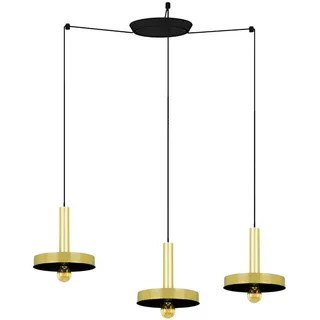 Faro 20161-3L, Schwarz, Gold, Stahl, IP20, II, E27, 15 W - Schwarz, Gold