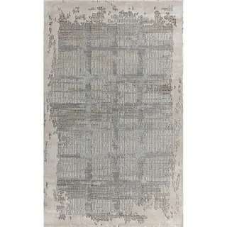 Mozato Vintage-Teppich Pera, Creme, Grau, Textil, Abstraktes, rechteckig, 160x230 cm Teppiche , Böden, Teppiche, Vintage-Teppiche